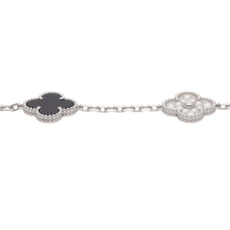 VANCLEEF & ARPELS Vintage Alhambra 18K WG 5P Size ONE SIZE