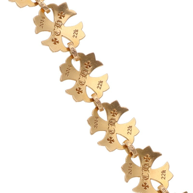 Chrome Hearts 22K Cutout CH Plus Link Bracelet Size 9LINK