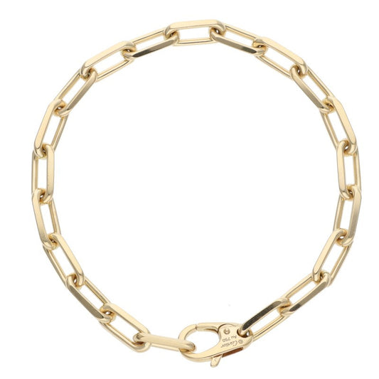 Cartier Santos Medium K18YG Chain Bracelet Size ONE SIZE