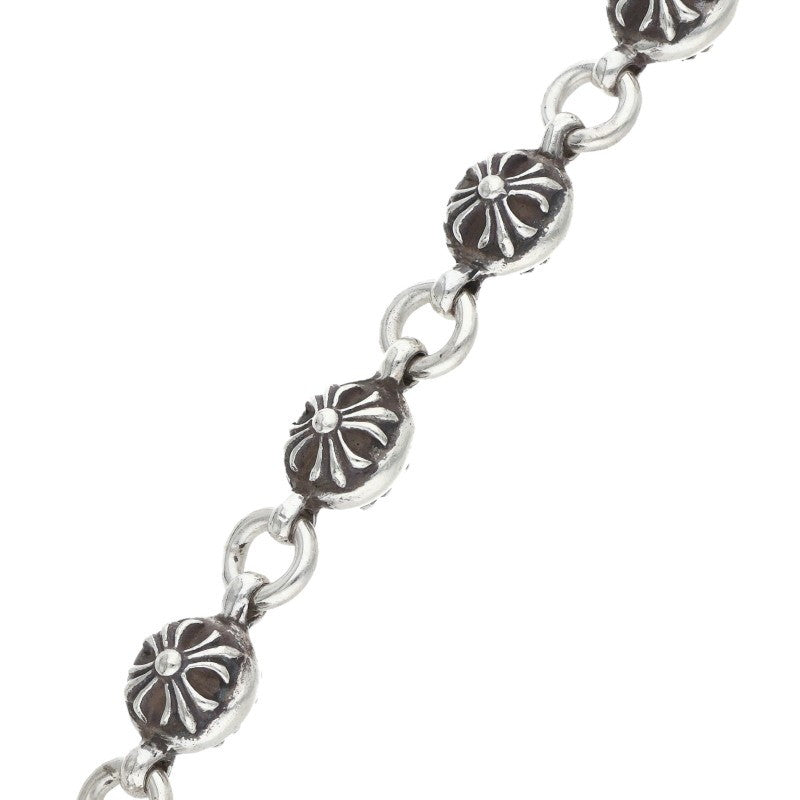Chrome Hearts #2 Cross Ball Silver Bracelet Size ONE SIZE