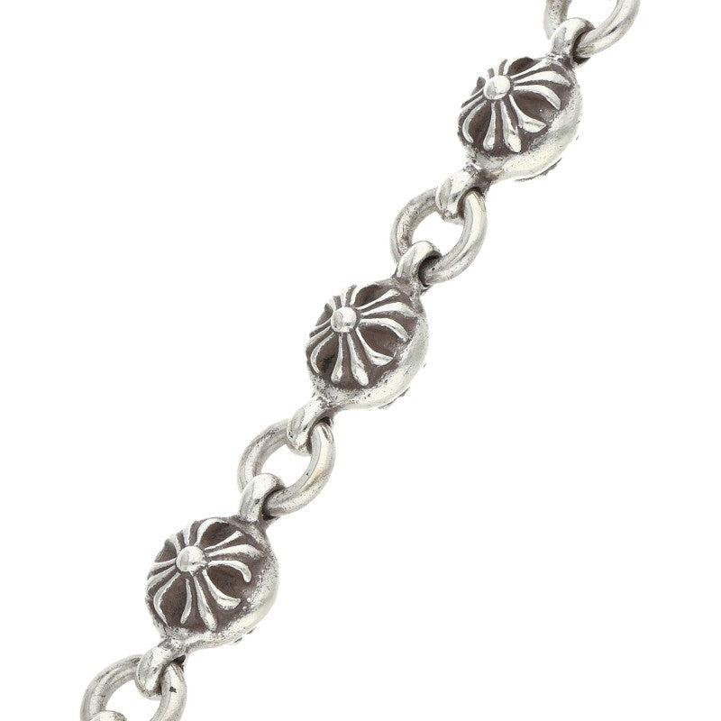 Chrome Hearts #2 Cross Ball Silver Bracelet Size ONE SIZE