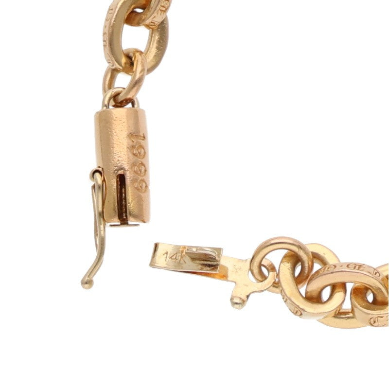 Chrome Hearts 22K Paper Chain Gold Bracelet Size ONE SIZE