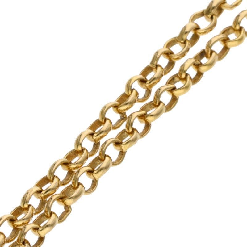 Chrome Hearts 22K Baby Fat Chain Gold Bracelet Size Yellow