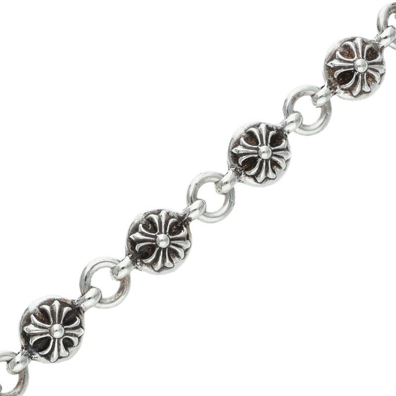 Chrome Hearts NO2 Cross Ball Silver Bracelet Size ONE SIZE