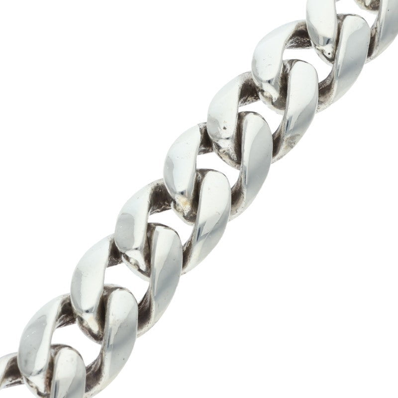 Chrome Hearts ID Floral Cross Silver Bracelet Size 13LINK