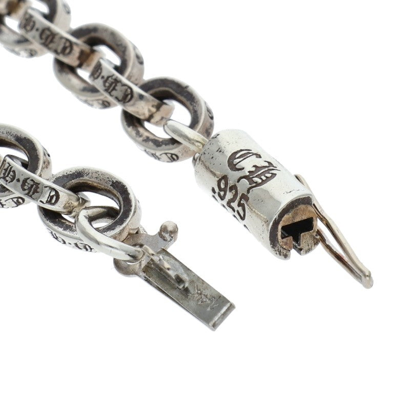 Chrome Hearts Paper Chain Silver Bracelet Size 7INCH
