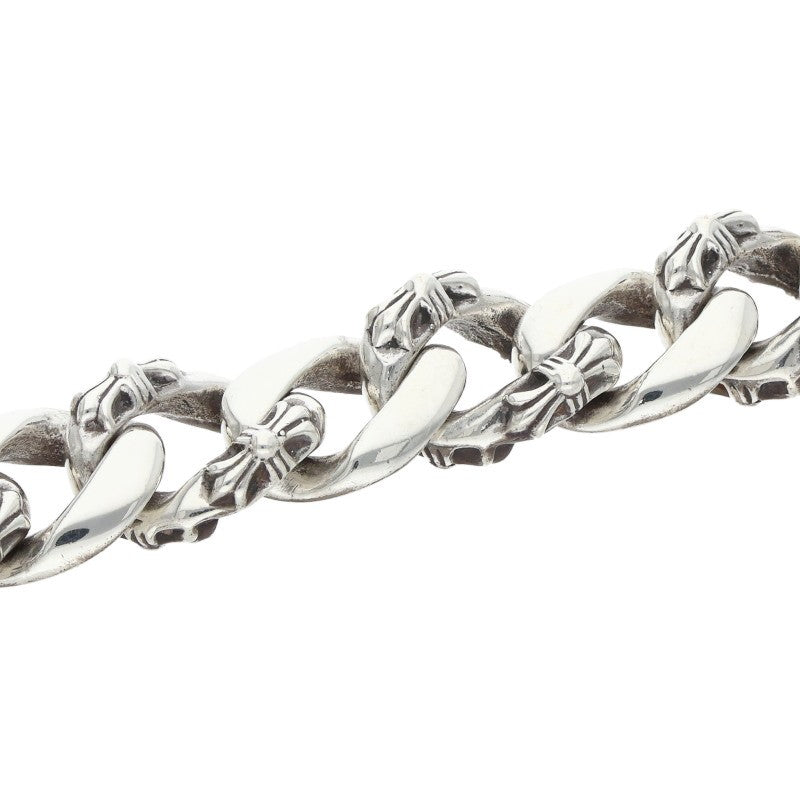 Chrome Hearts FNCY CHN LNK Silver Bracelet Size 13LINK