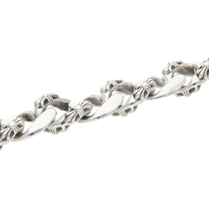 Chrome Hearts ID Dagger Fancy Silver Bracelet Size 13LINK