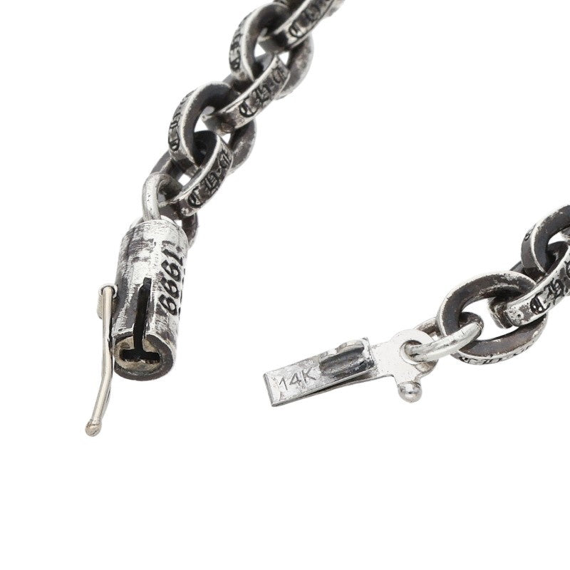 Chrome Hearts Silver PAPER CHAIN Bracelet Size 7INCH