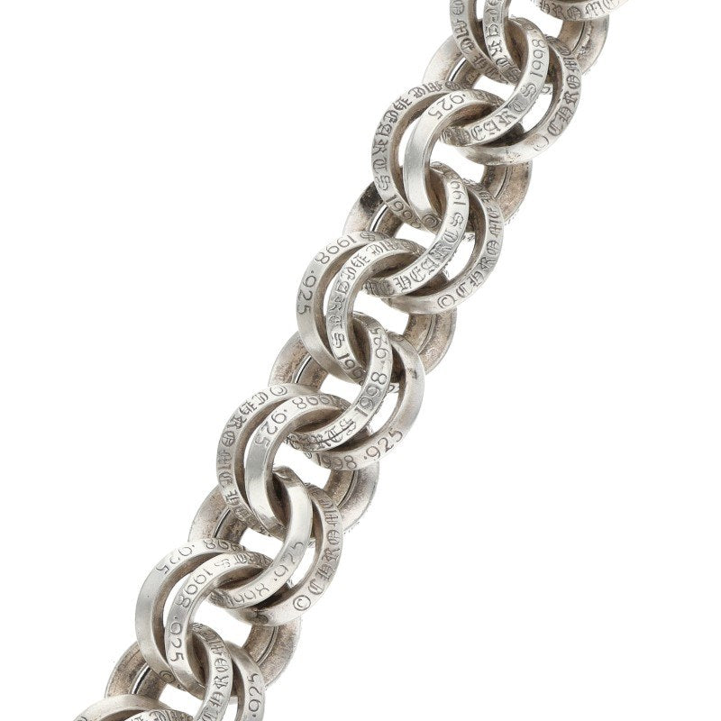 Chrome Hearts Double B Ring Silver Bracelet Size ONE SIZE