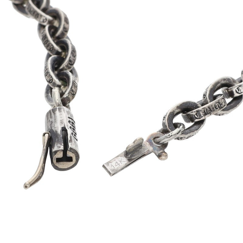 Chrome Hearts Paper Chain Silver Bracelet Size 6.5INCH