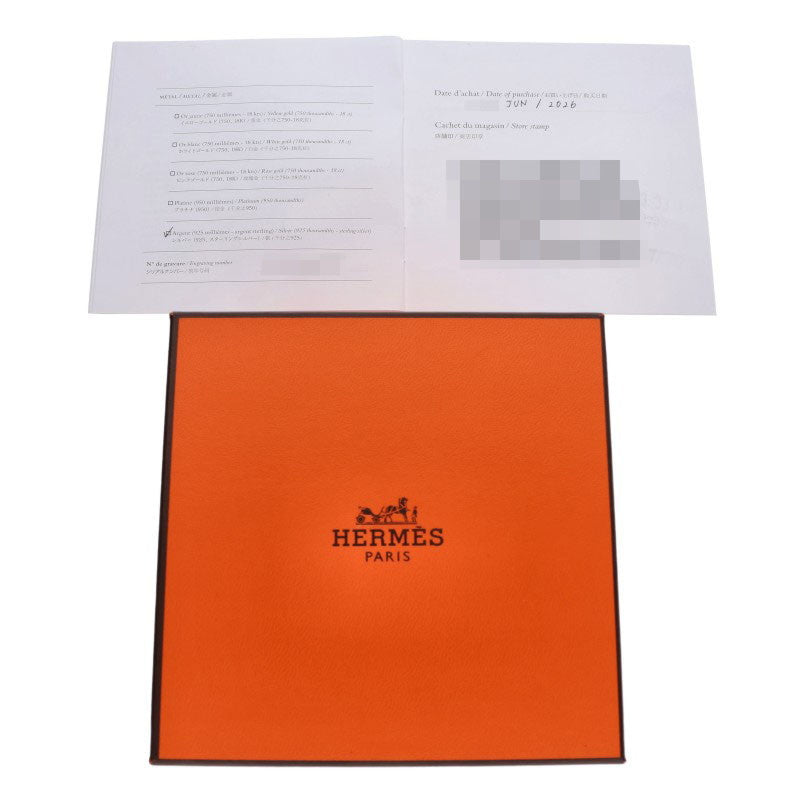 HERMES Chaine d'Ancre GM Silver Bracelet Size 14LINK