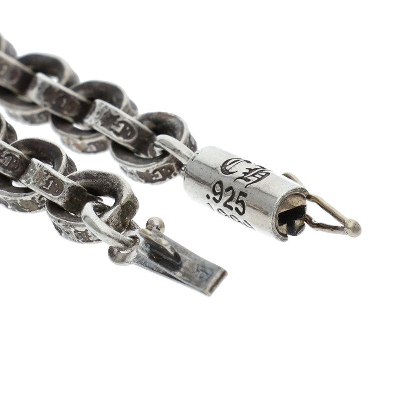 Chrome Hearts PAPER CHAIN Silver Bracelet Size 8INCH