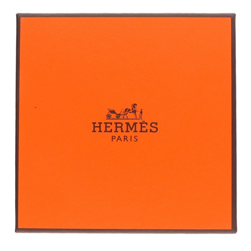 HERMES Kelly Gourmette GM Buckle Silver Bracelet Size ST
