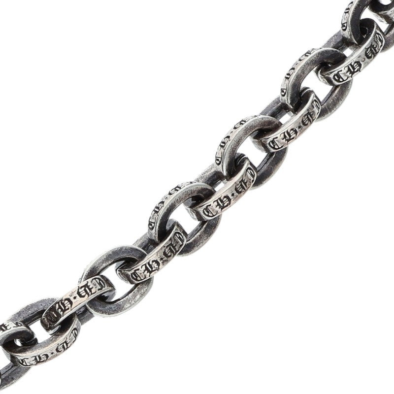 Chrome Hearts PAPER CHAIN Silver Bracelet Size 7INCH