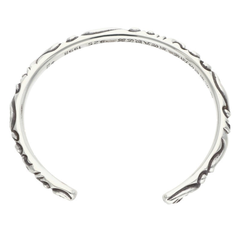 Chrome Hearts BANGLE SCROLL Silver Bangle Belt Size M