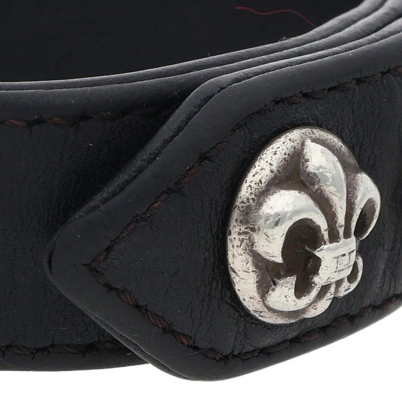 Chrome Hearts BS Fleur 3BTN 2SNP ONE SIZE Bracelet Size ONE SIZE
