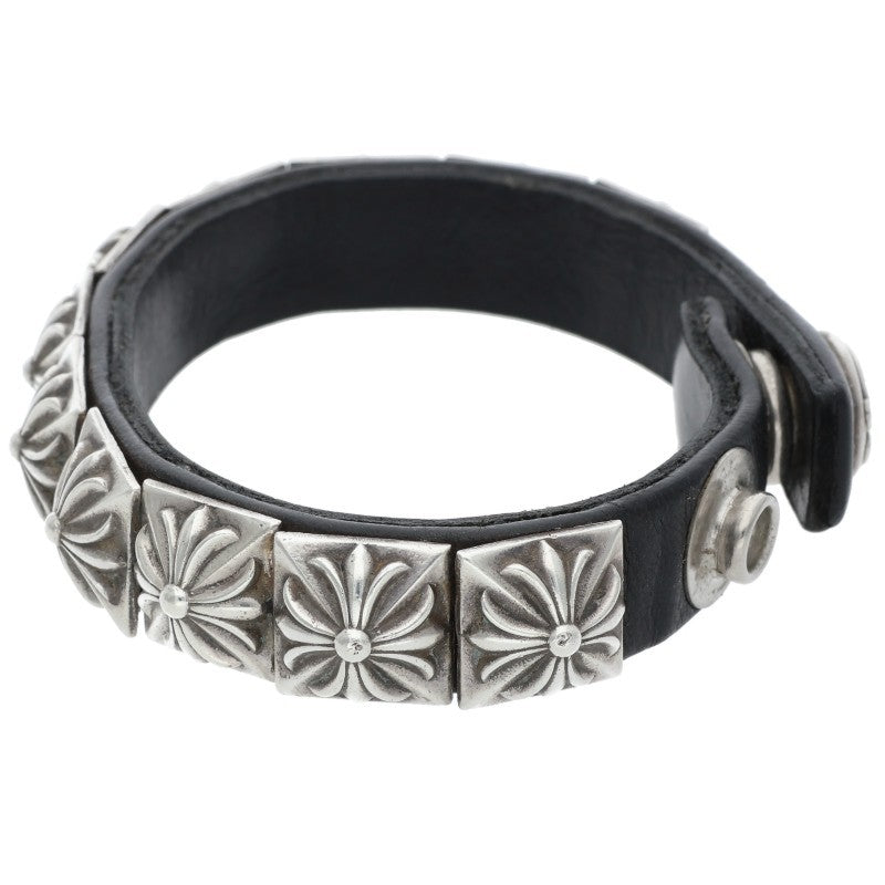 Chrome Hearts ZERO STUD SNGL Leather Bracelet Size ONE SIZE