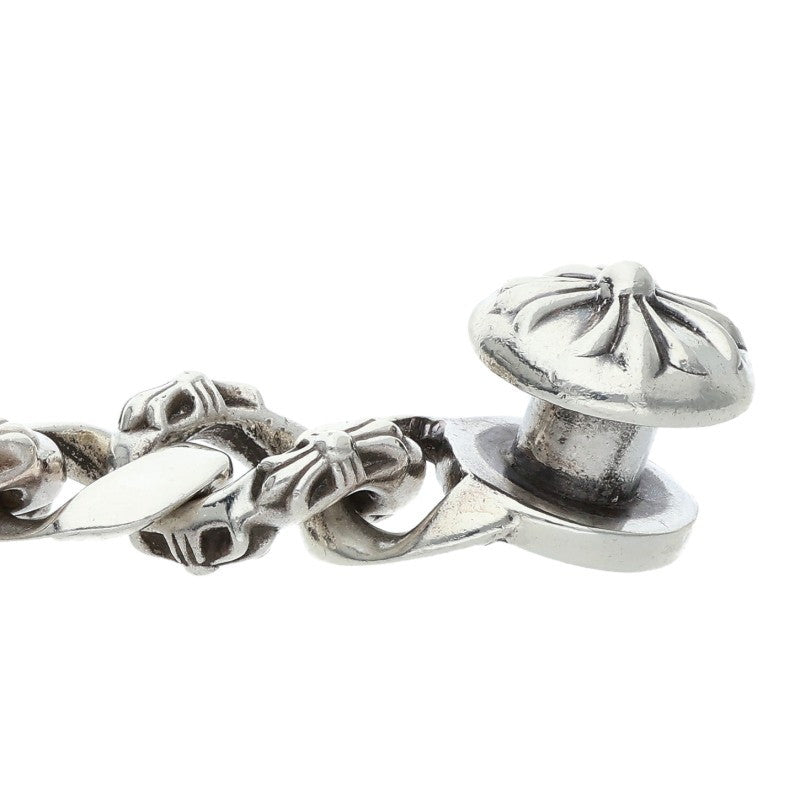 Chrome Hearts FNCY CHN LNK Silver Bracelet Size 13LINK