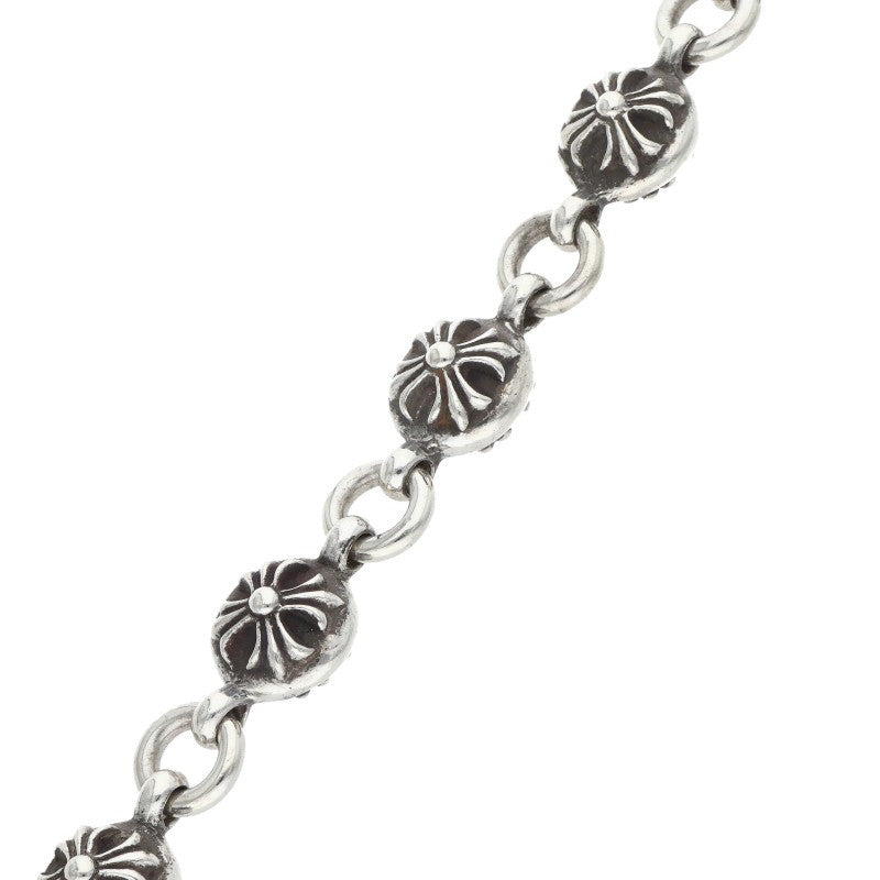 Chrome Hearts Silver #2 Cross Ball Bracelet Size ONE SIZE
