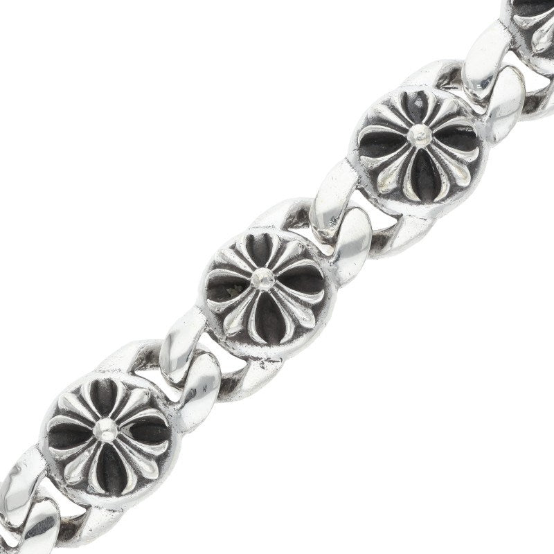 Chrome Hearts CROSS LINK Silver Bracelet 925 Size ONE SIZE