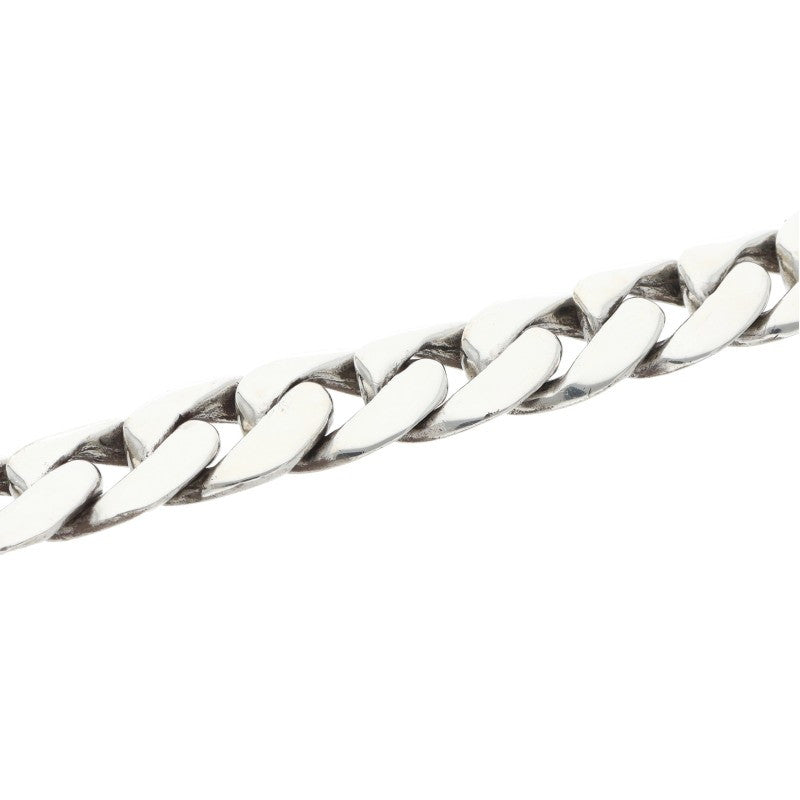 Chrome Hearts ID BBY FLRL CRS Silver Bracelet Size 20LINK