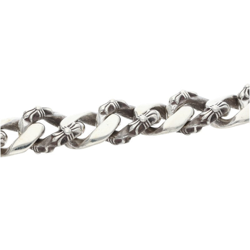 Chrome Hearts FNCY CHN LNK Fancy Silver Bracelet Size 15LINK
