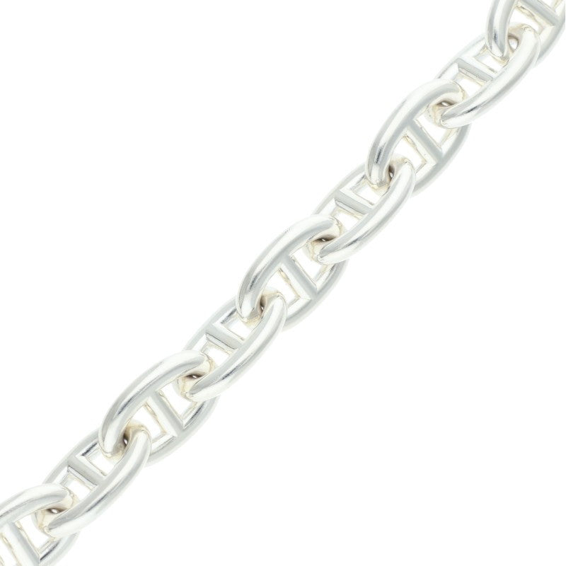 HERMES Chaine d'Ancre MM Silver Bracelet Size 14LINK
