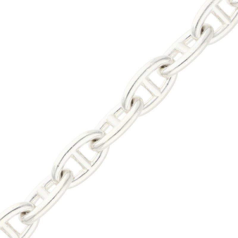 HERMES Chaine d'Ancre GM Silver Bracelet Size 12LINK