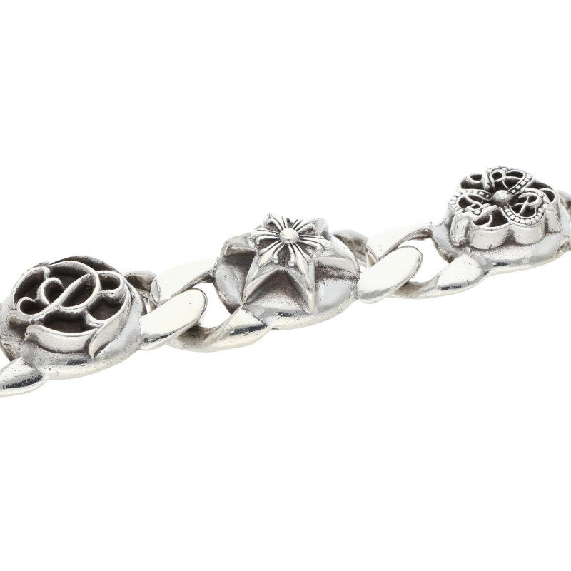 Chrome Hearts MULTI LINK Old Silver Bracelet Size 5LINK