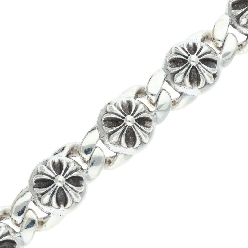 Chrome Hearts CROSS LINK Silver Bracelet Size 5LINK