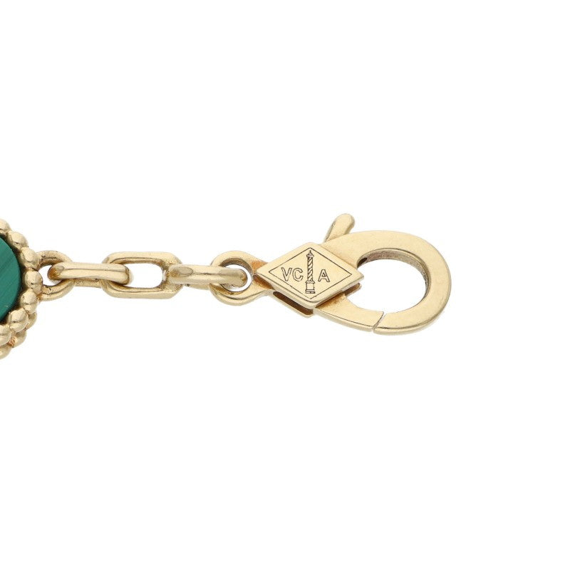 VANCLEEF & ARPELS Vintage Alhambra Malachite Bracelet