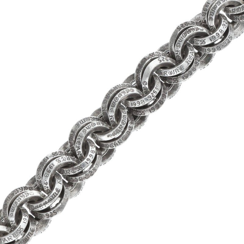 Chrome Hearts Double B Ring Silver Bracelet