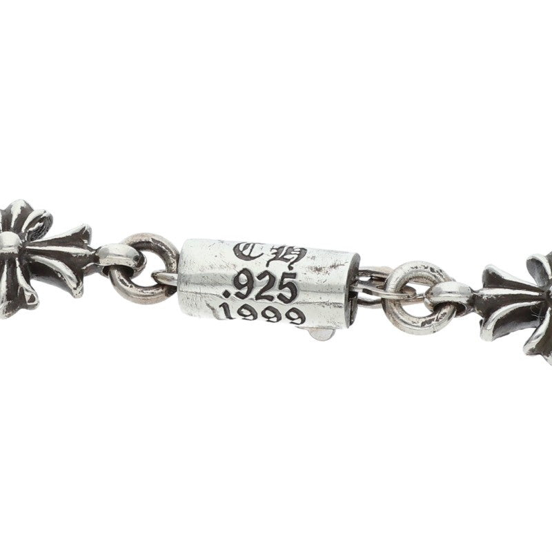 Chrome Hearts TNY E CH PLS Silver Bracelet Size 11LINK
