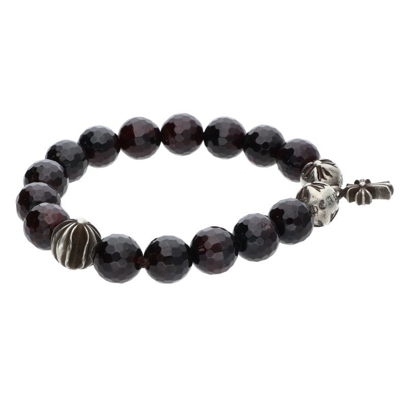 Chrome Hearts 10mm Bead Bracelet Brown/Silver