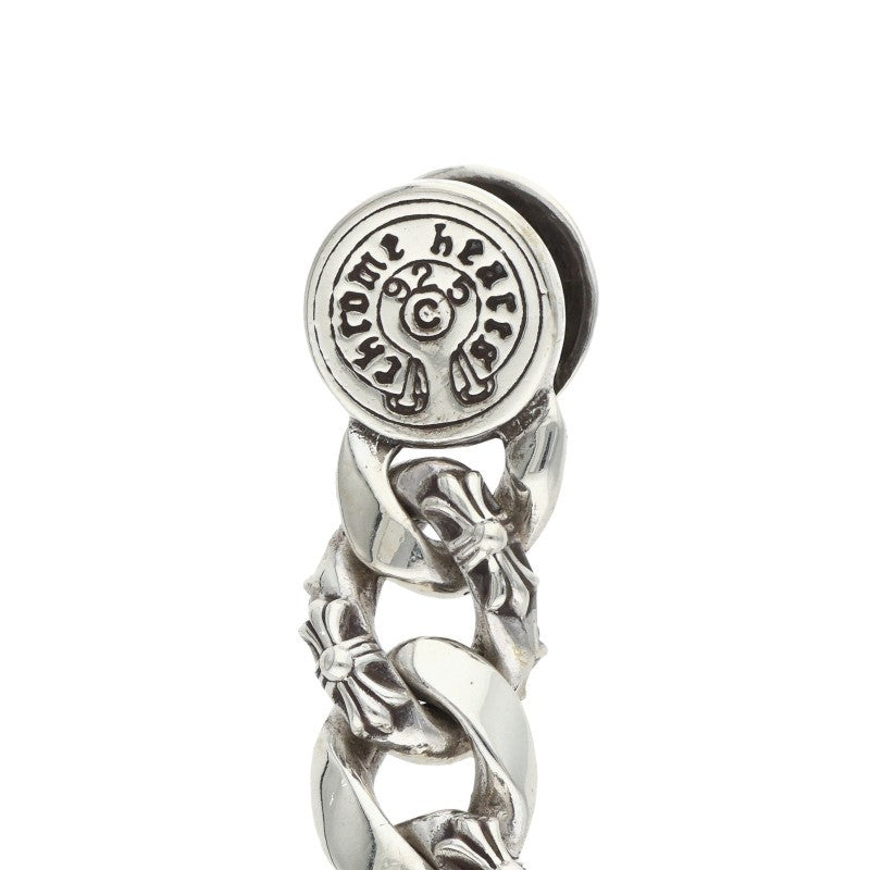 Chrome Hearts FNCY CHN LNK Fancy Silver Bracelet Size 15LINK