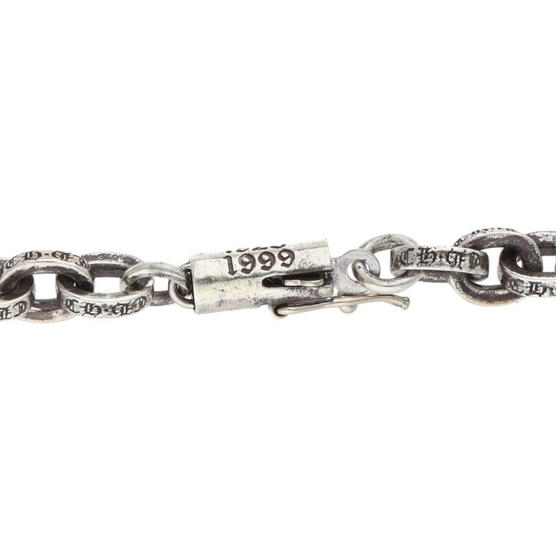 Chrome Hearts Paper Chain Silver Bracelet Size 8 Inch