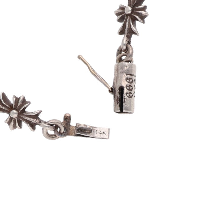 Chrome Hearts TNY E CH PLS Silver Bracelet Size 13LINK