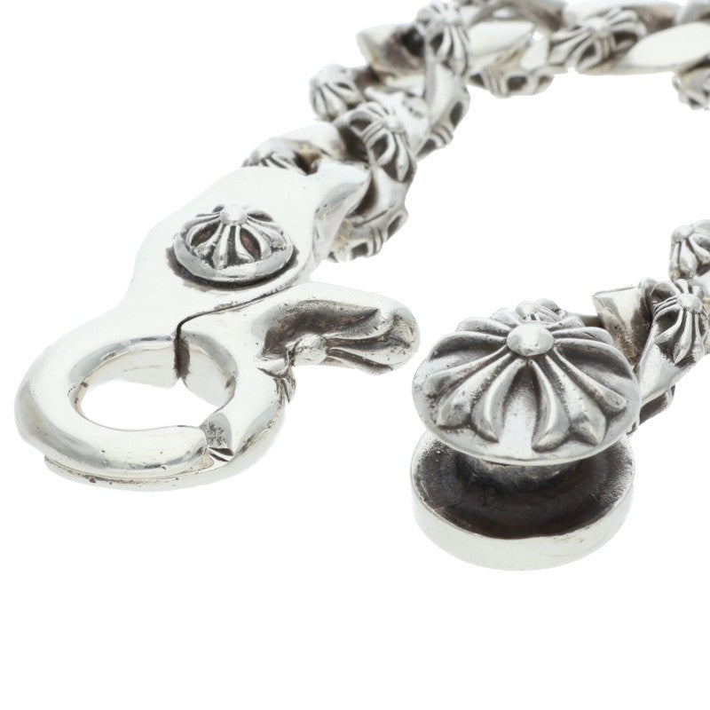 Chrome Hearts FNCY CHN LNK Fancy Silver Bracelet Size 13LINK