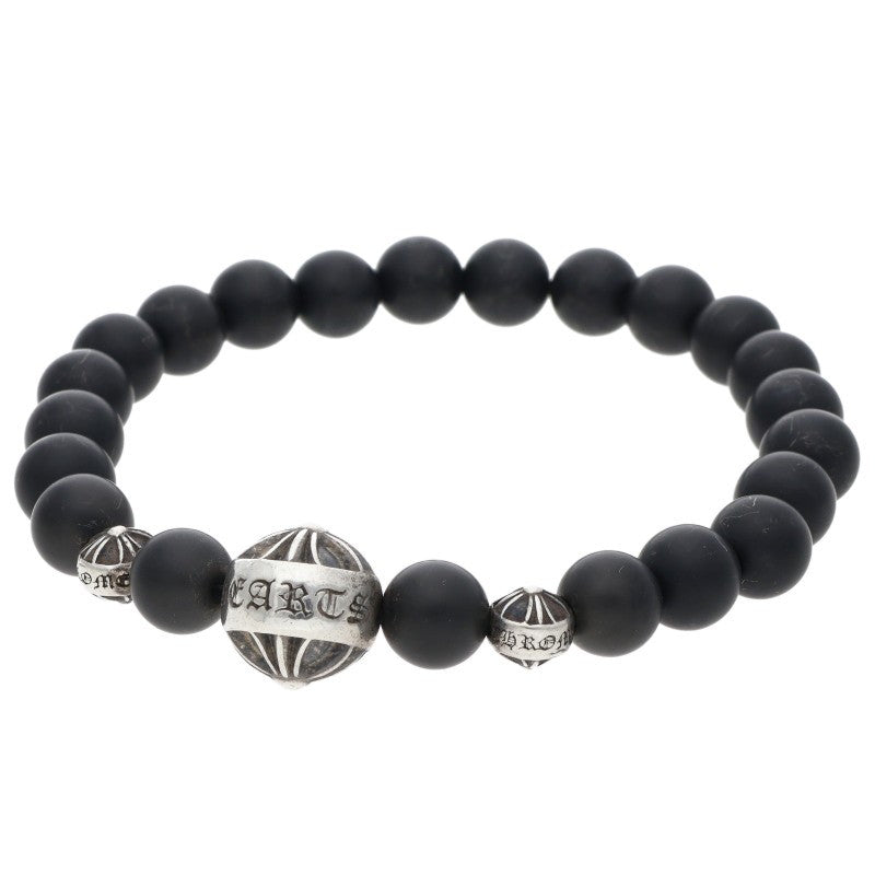 Chrome Hearts 8mm Matte Onyx Bead Bracelet