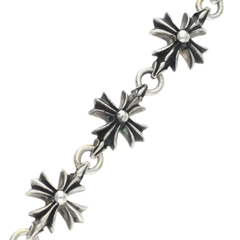 Chrome Hearts CO CH PLUS Cutout Silver Bracelet Size 9LINK