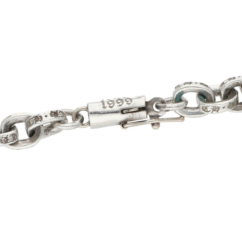 Chrome Hearts PAPER CHAIN Silver Bracelet 925 Size 7 Inch