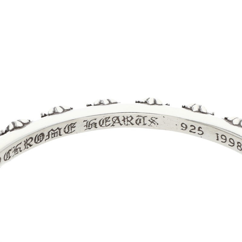 Chrome Hearts BANGLE CROSS Silver Bracelet Belt Size M