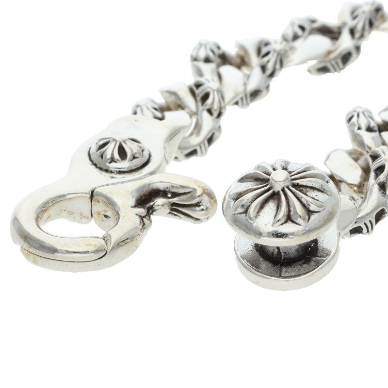 Chrome Hearts FNCY CHN LNK Silver Bracelet Size 13LINK
