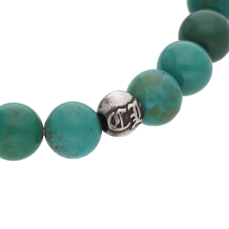 Chrome Hearts 8mm Turquoise Beaded Bracelet Multi
