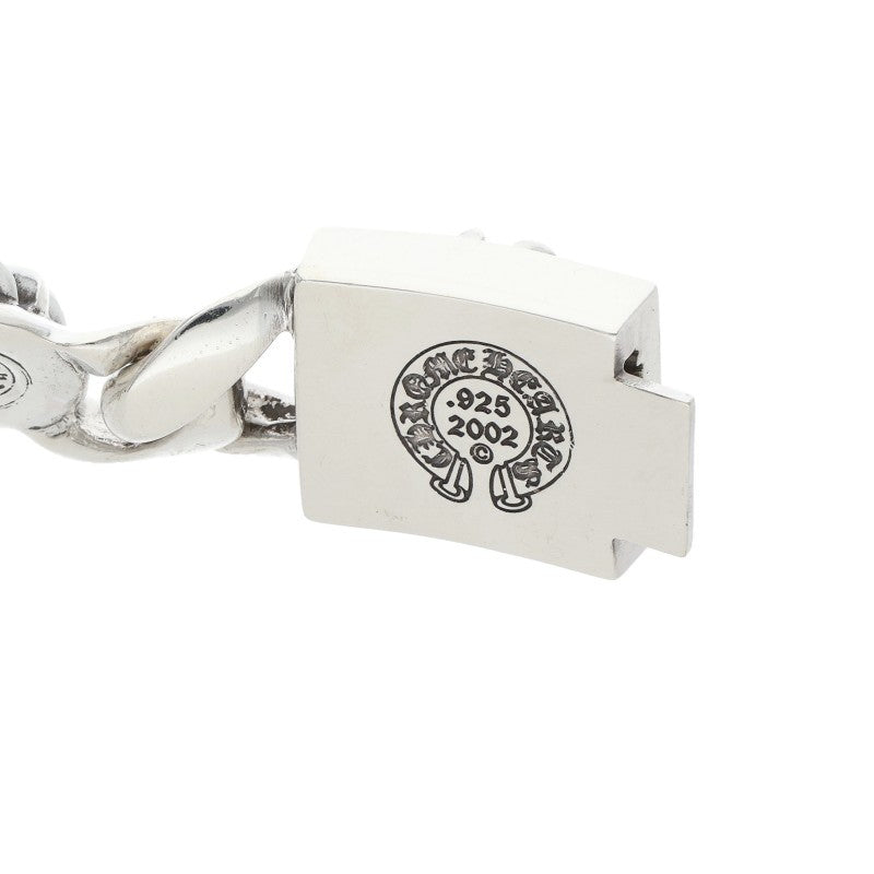 Chrome Hearts CROSS LINK Silver Bracelet Size 6LINK