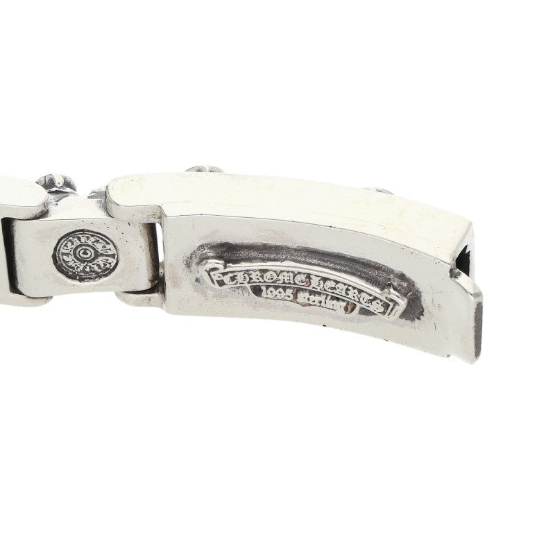 Chrome Hearts I LINK I Heart Silver Bracelet Size 10LINK