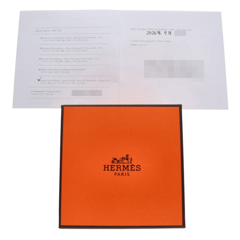 HERMES Chaine d'Ancre PM Silver Bracelet Size 14LINK