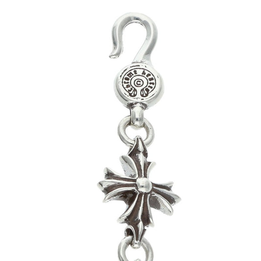 Chrome Hearts Cut Out CH Plus Silver Bracelet Size 9LINK