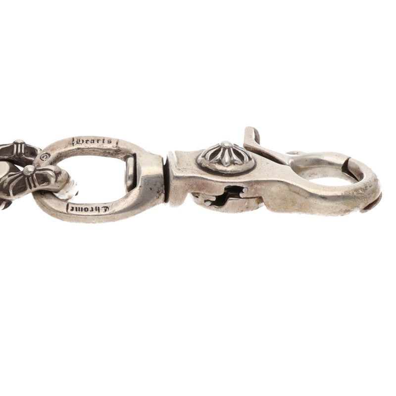 Chrome Hearts 2 Clip Short Fancy Silver Wallet Size ONE SIZE